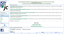 Desktop Screenshot of clintonjaycees.org